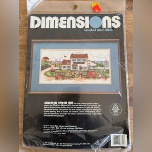 Dimensions Counted Cross Stitch Kit Summer Haven Inn Charles Wysocki 1991